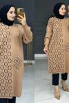 Suzan triko tunik-camel